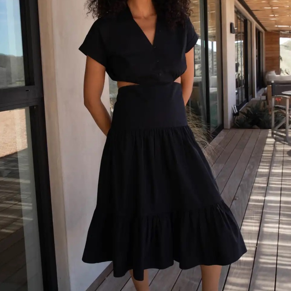 Oak and Fort midi dress